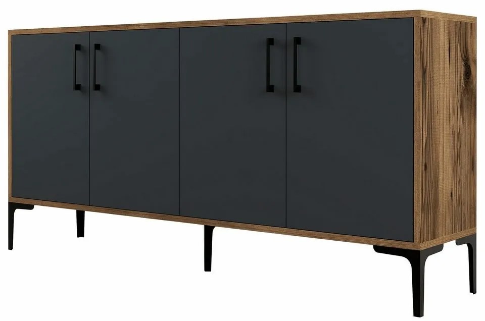 Kieve Walnut és Anthracite szekrény