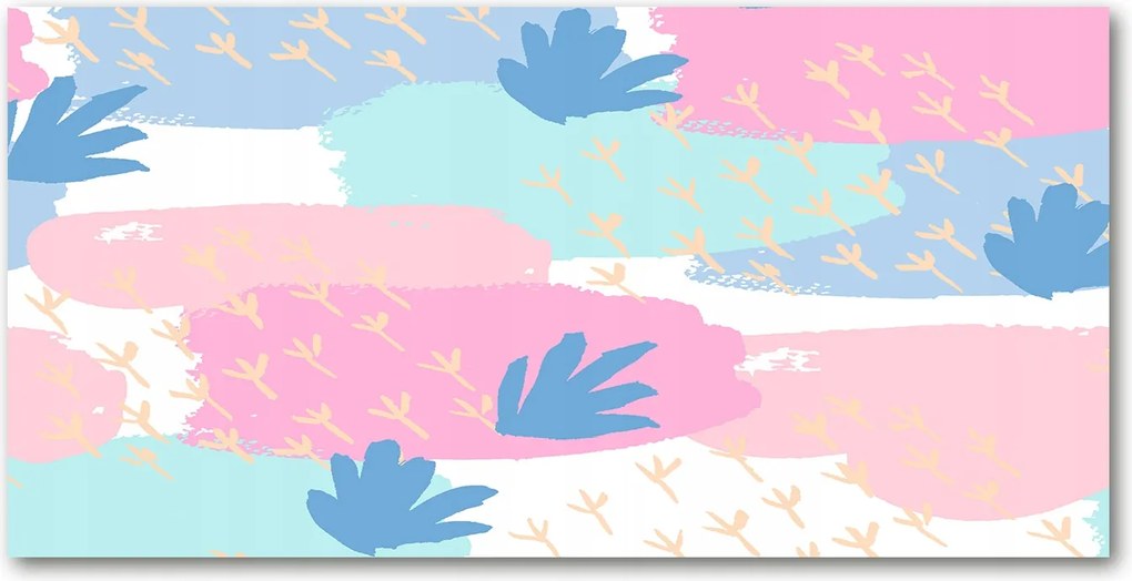 Fotó-kép edzett üveg Színes minta 140x70