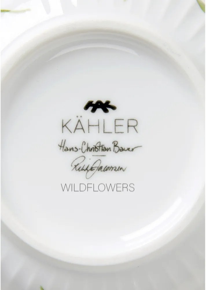 Fehér porcelán leveses tálka 600 ml Hammershøi Summer – Kähler Design