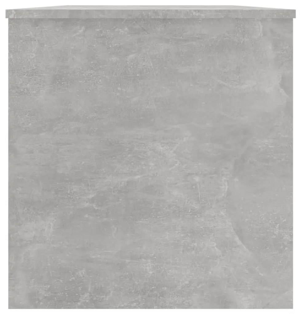 betonszürke szerelt fa dohányzóasztal 102x50x52,5 cm