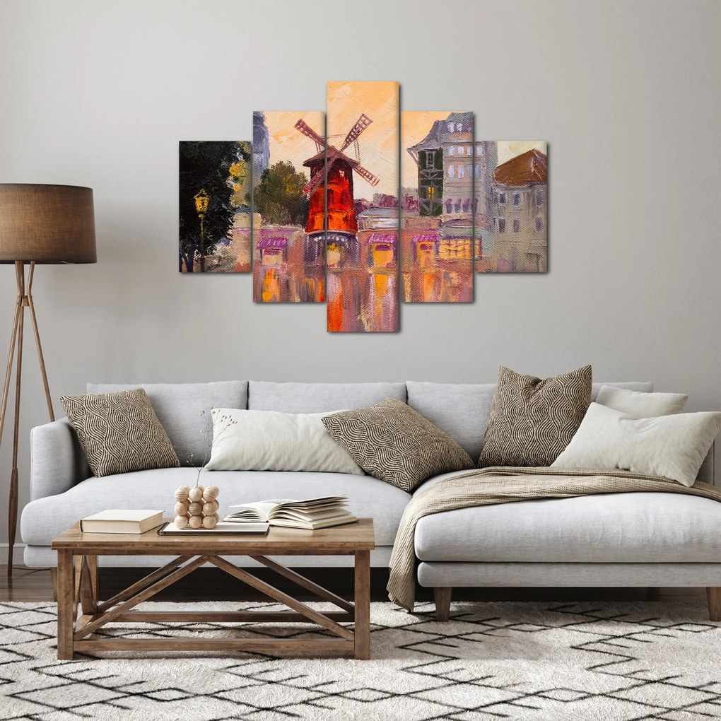 Kép - Moulin rouge, Párizs, Franciaország (150x105 cm)