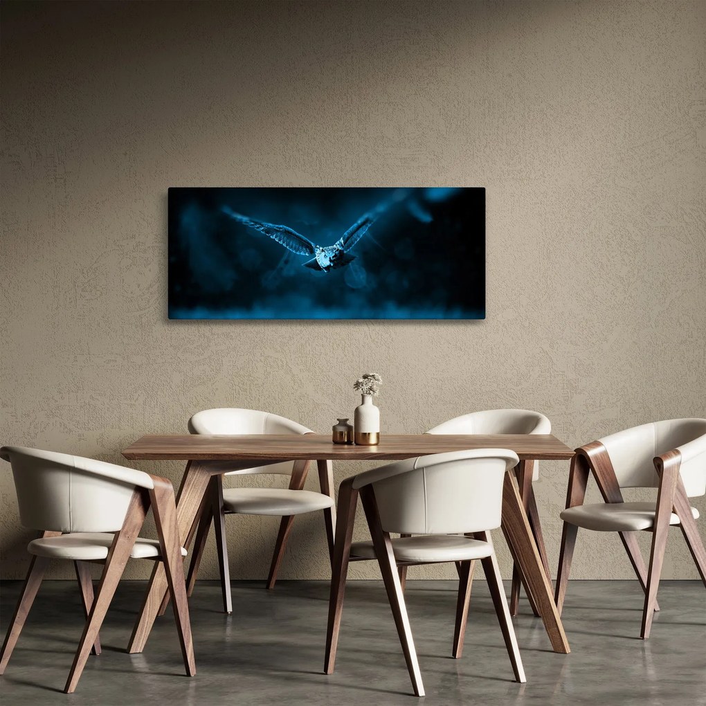 Egy repülő bagoly képe (120x50 cm)