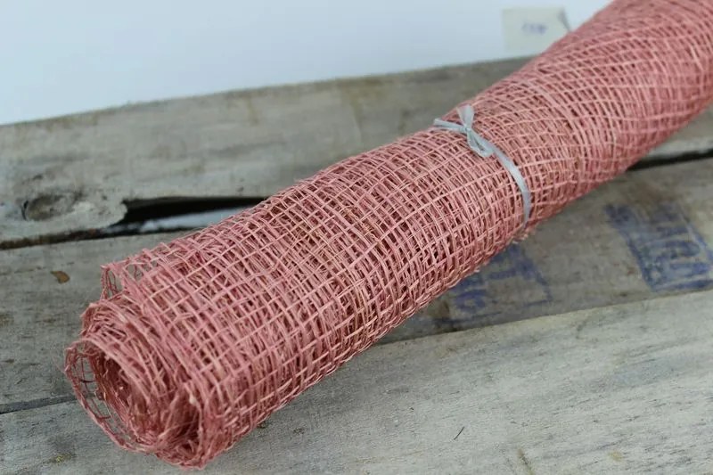 Rózsaszín juta háló