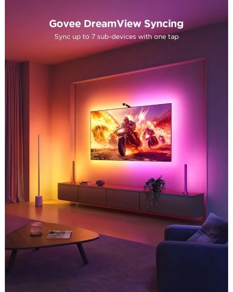 Govee - TV Backlight 3 Lite TV 75-85" SMART LED Háttérvilágítás RGBICW Wi-Fi IP67