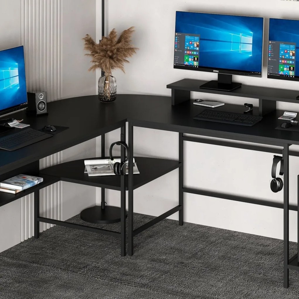Greta gamer íróasztal, 180 cm – TR506MNR3345