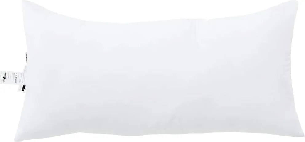 vidaXL Párna párnával 2 pcs Fehér 61 x 41 x 20 cm Poliészter
