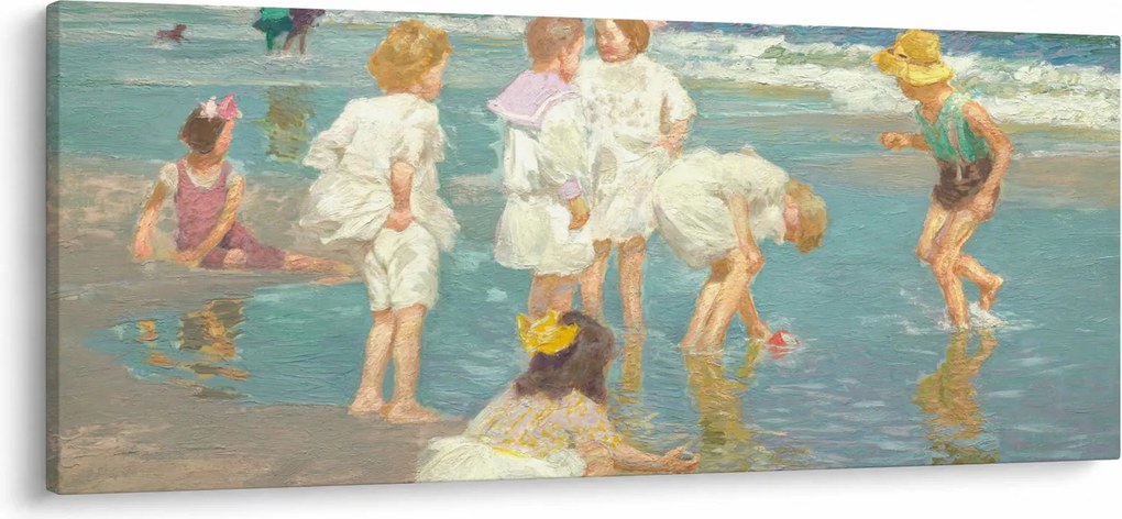 Kép - Edward Henry Potthast, A Holiday, reprodukciók (120x50 cm)