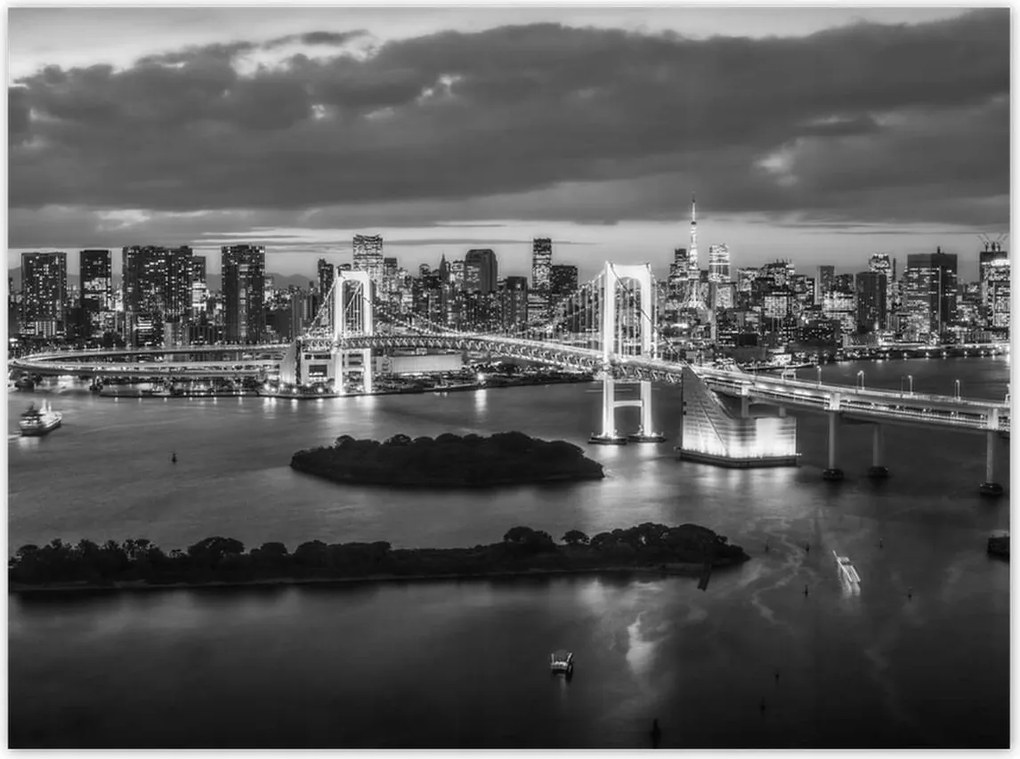 Poszterek 135x100 Tokió Eiffel-torony híd