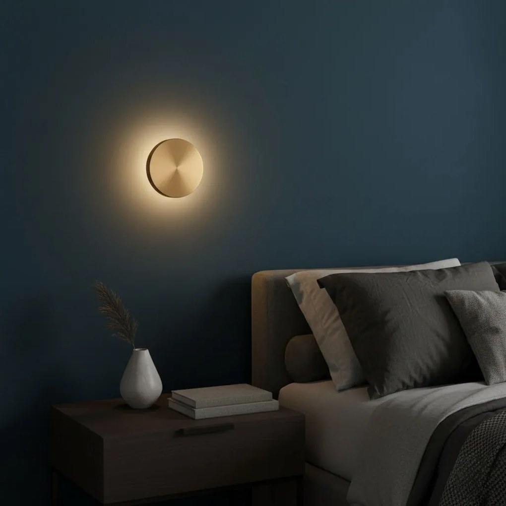 Aura 15520-M antik fém LED falilámpa