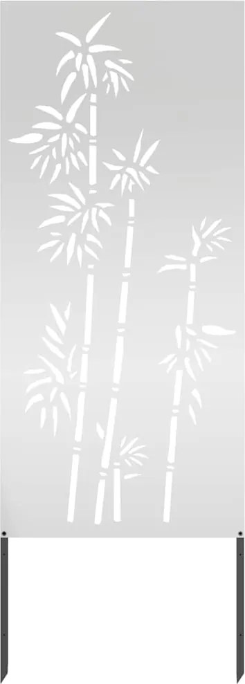 vidaXL Kertvédő vászon Virágos Ezüst 50 x 140 cm Horganyzott acél
