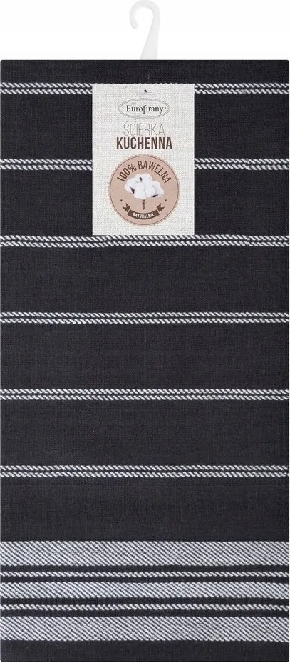 Konyhai törlőkendő szett 2 db 50x70 Rubi Eurofirany acél csíkos