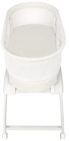 Lionelo - CORAL White kiságy mérleggel