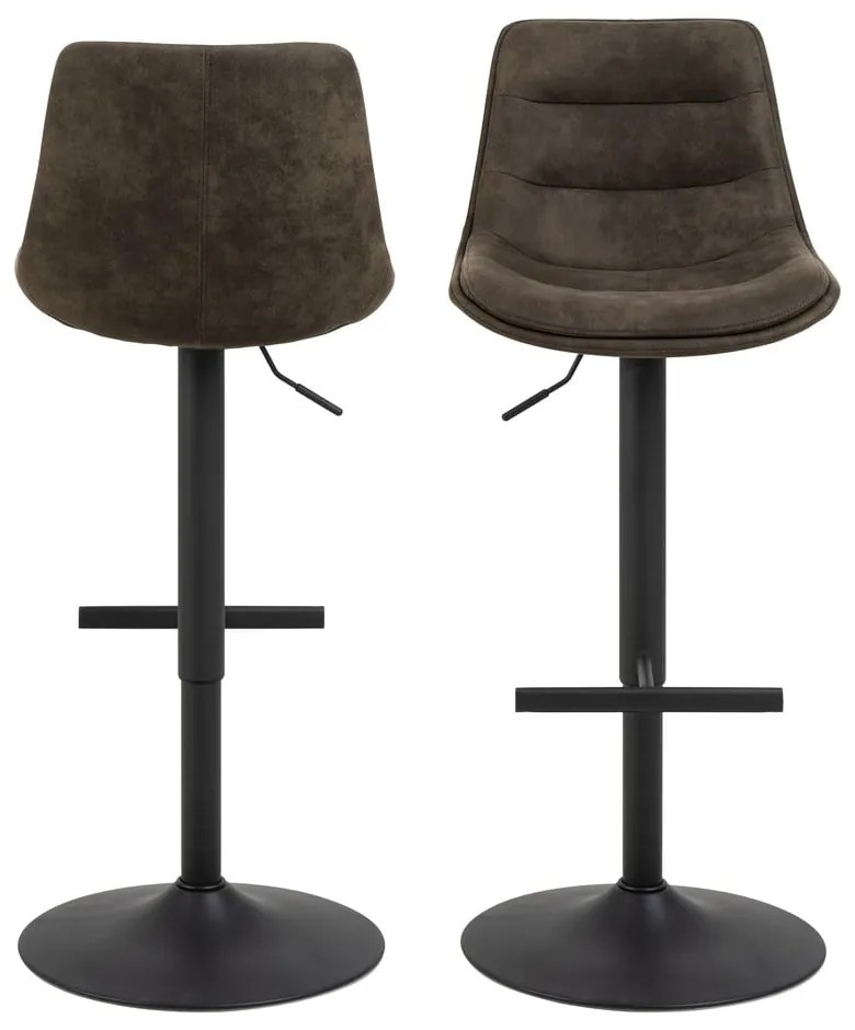 Sötétzöld állítható magasságú bárszék (ülésmagasság 86 cm) Adisa – Actona