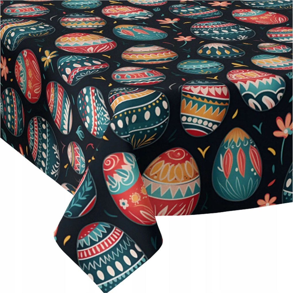 Abrosz Húsvéti Asztalra 140x200cmPLAMOÁLLÓ Matt Vastag Karácsonyi