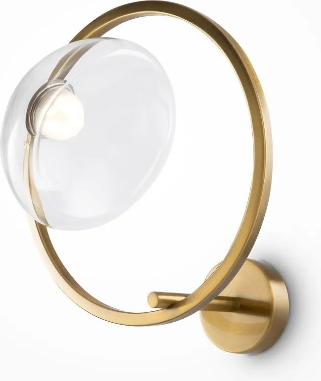 Maytoni modern fali lámpa moon sárgaréz átlátszó mymod327wl-l5bs3k1