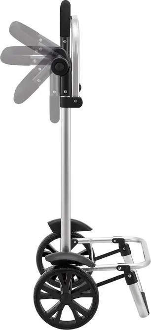 3 az 1-ben bevásárlókocsi - fekete