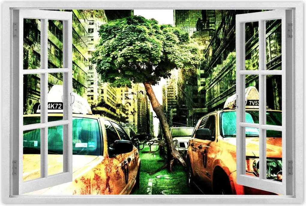 Poszterek 90x60 Zöld New York