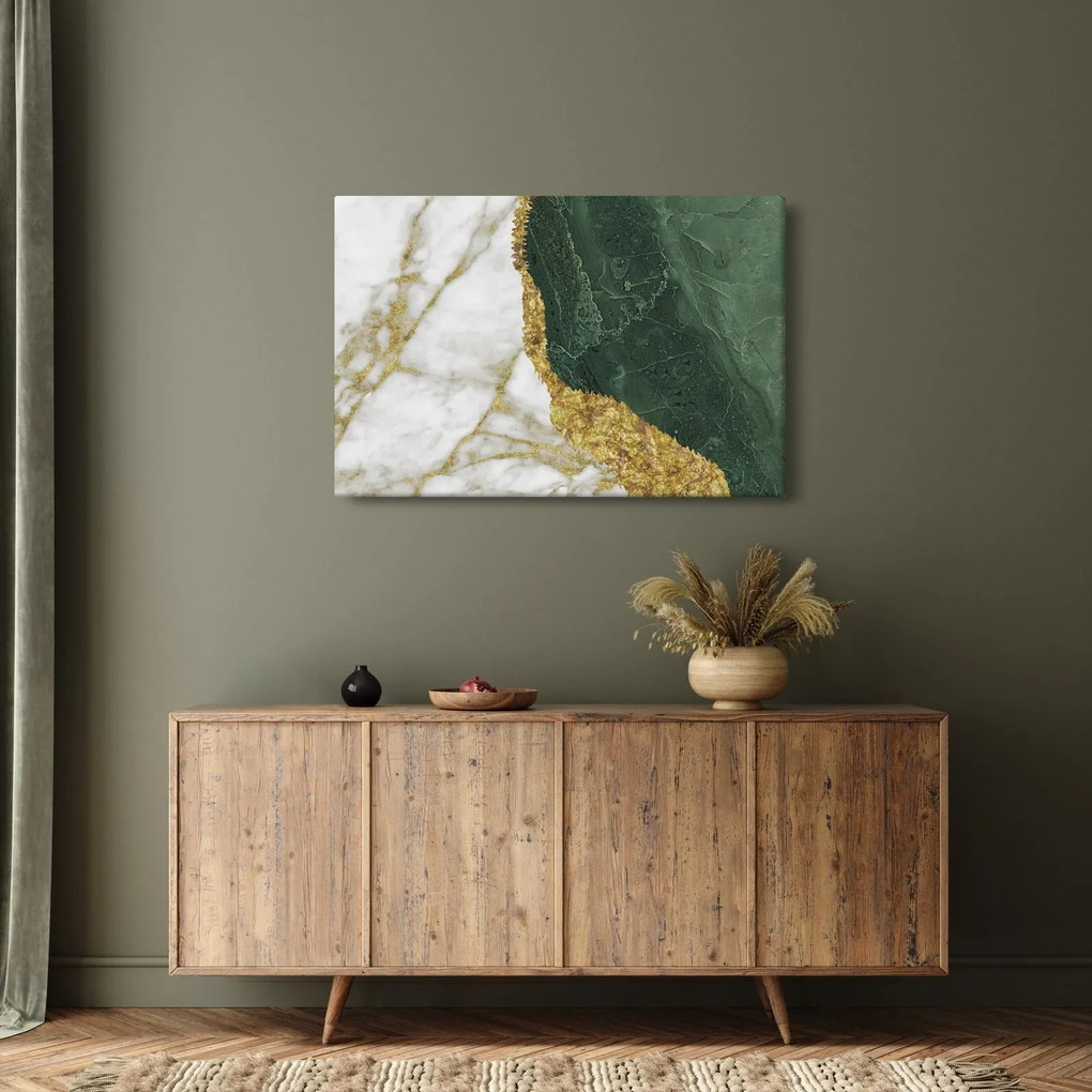 Kép - Zöld márvány N⁰3 (90x60 cm)
