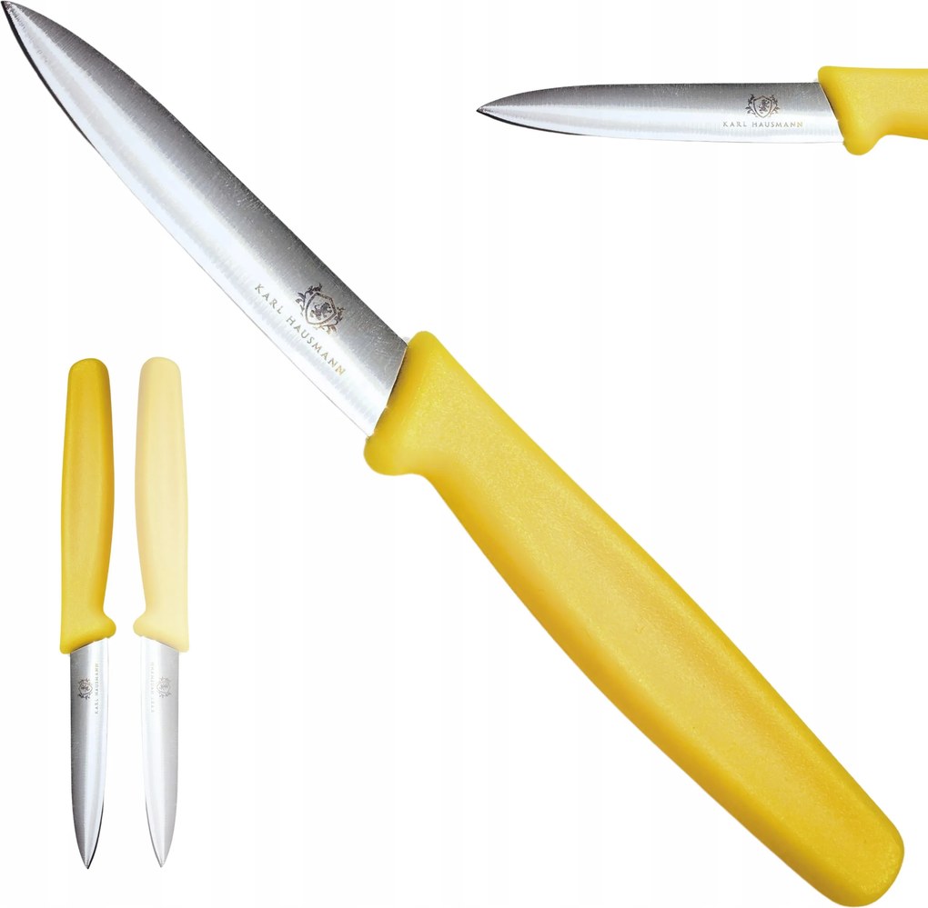 8 cm-es egyenes sárga konyhakés Karl Hausmann