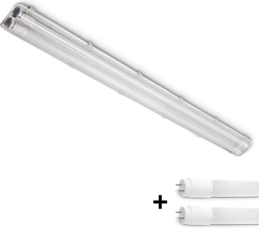 BRILAGI - LED Tech. OPTIMA T8 fénycsöves lámpatest 2xG13/18W/230V 4000K IP65 128 cm