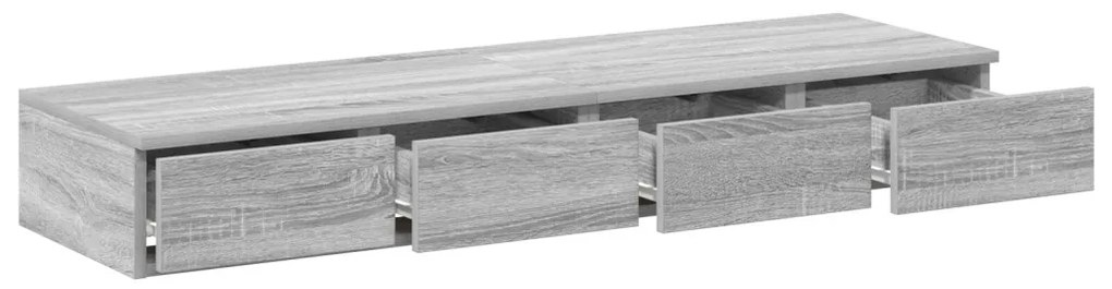 Ágyfiókok fiókkal Szürke sonoma 120 x 36.5 x 16.5 cm Faanyag