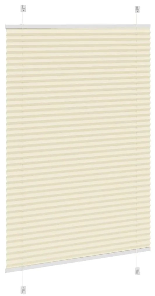 pliszírozott redőny krém 95x150 cm szövetszélesség 94,4 cm