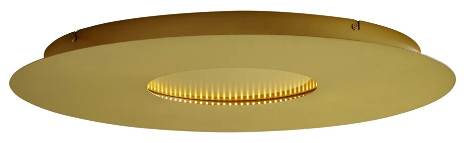 Modern mennyezeti lámpa arany 60 cm LED-del, 3 fokozatban dimmelhető - Morning