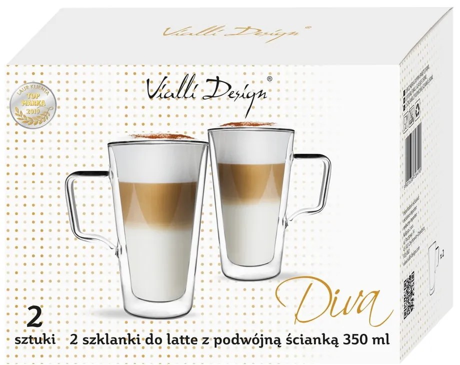 Bögre szett 2 db-os 350 ml Diva – Vialli Design