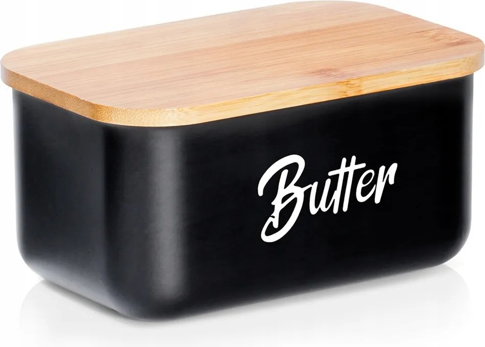 Vajtartó Fém Fából Készült vajtartó konyhai vajtartó