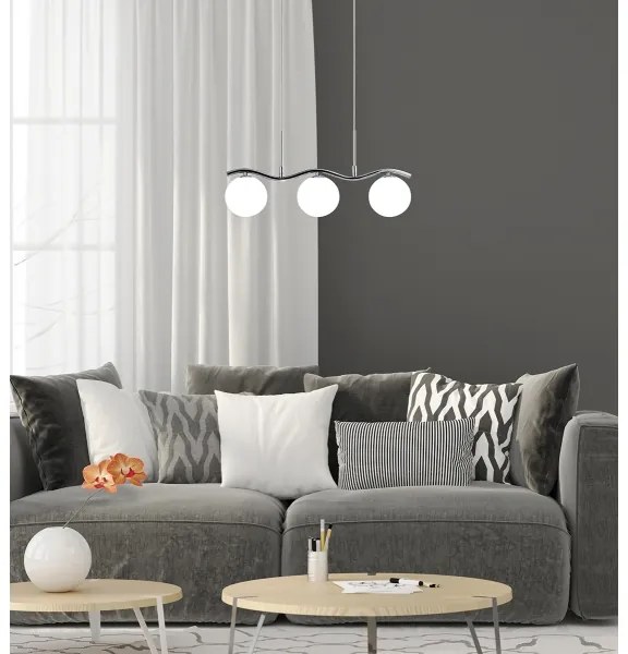 Csillár zsinóron RAMON 3xG9/40W/230V fényes króm