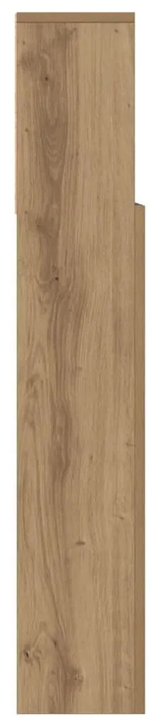 Fejhajtó szekrény polcokkal tárolóval kézműves tölgy Műanyag Fa