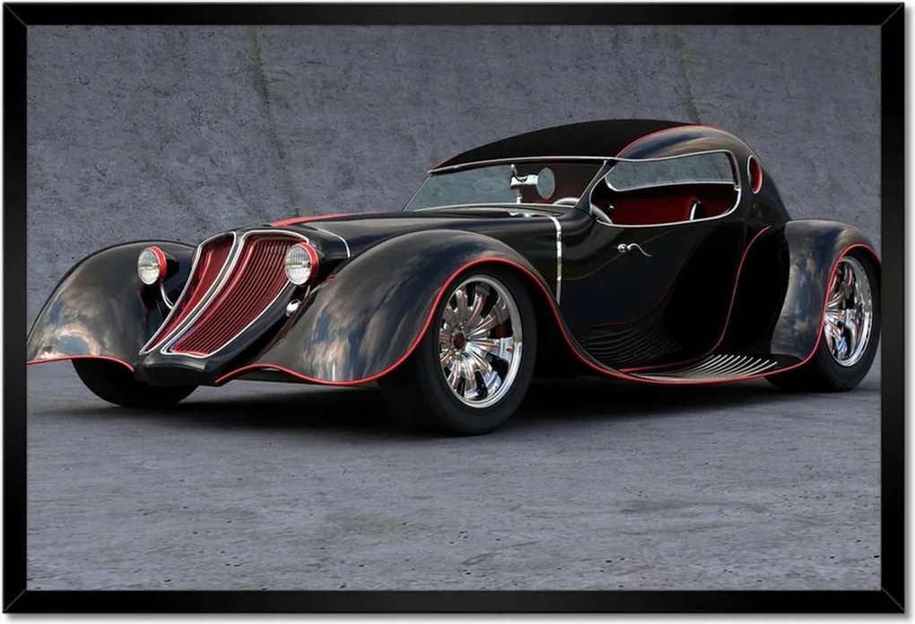 Poszterek keretben 60x40 Hot Rod Autó