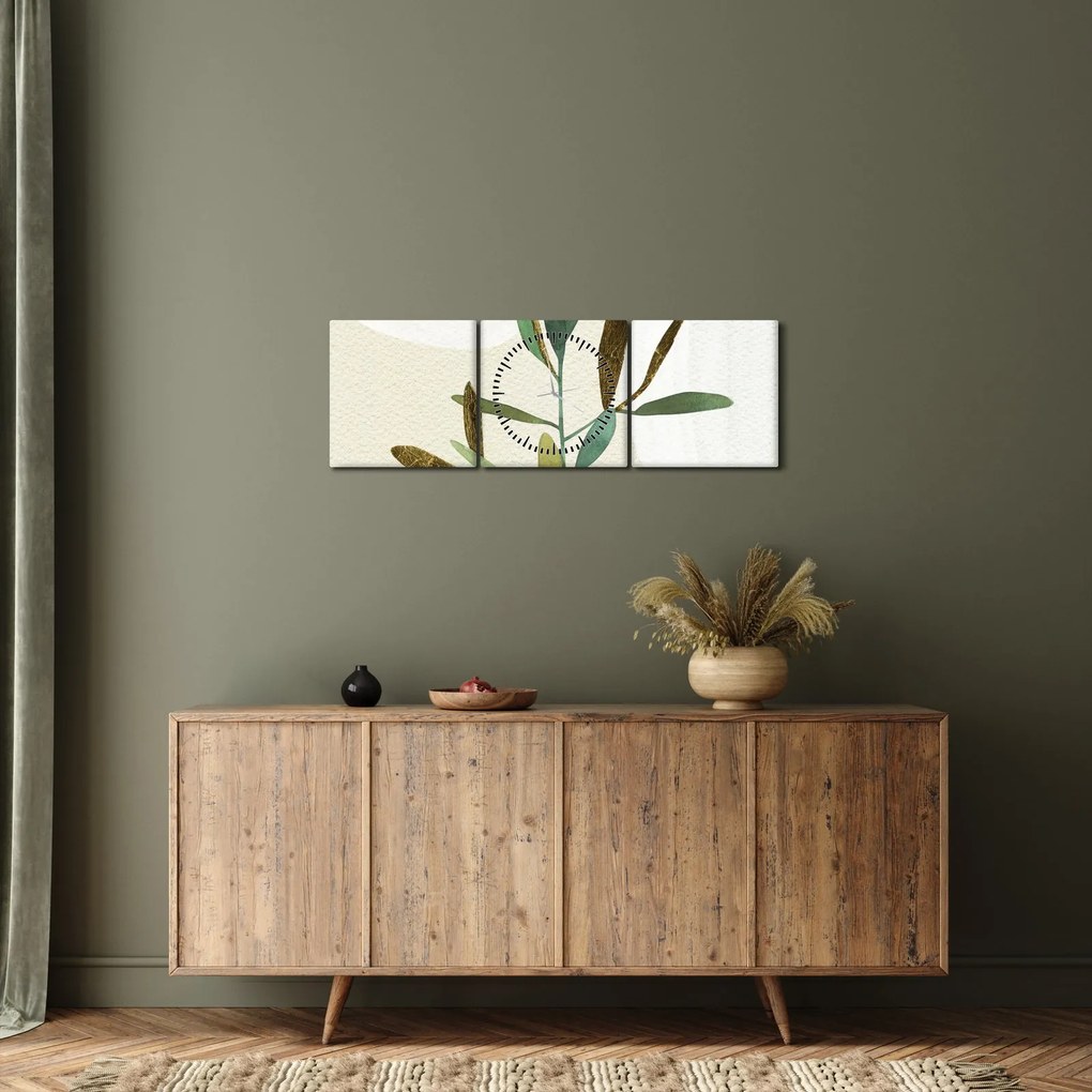 Kép - Akvarell ág N⁰2 (órával) (90x30 cm)