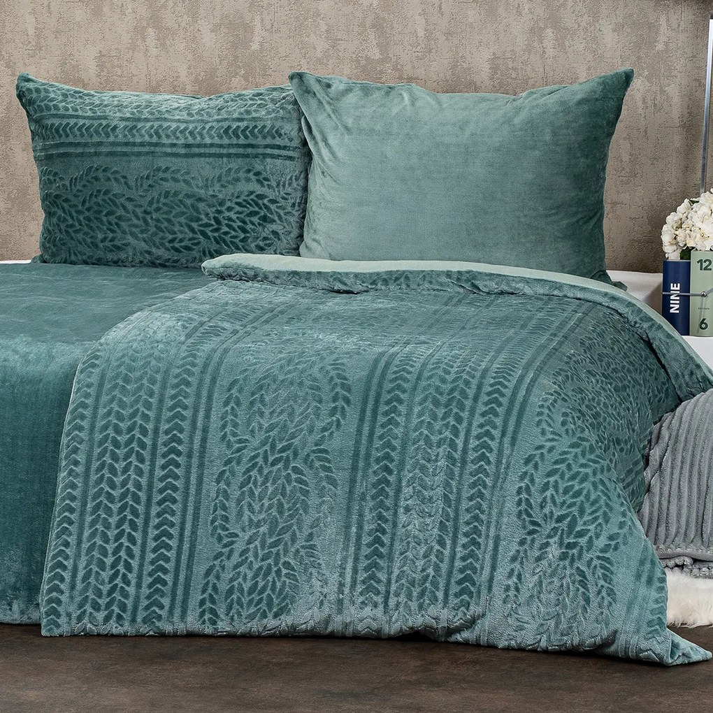 4Home Knit mikroflanel ágyneműhuzat, 140 x 200 cm, 70 x 90 cm