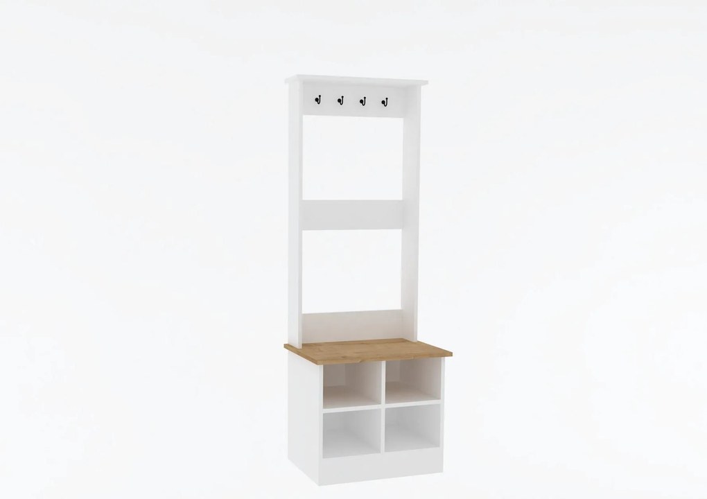 Előszoba bútor Kotati (zafír tölgy + fehér) . 1093874