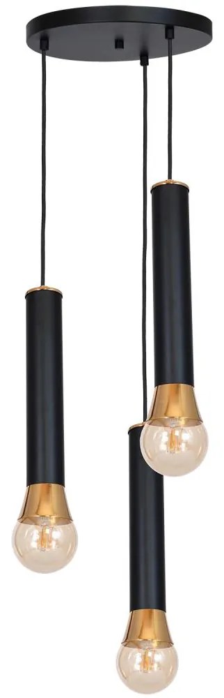 Csillár zsinóron LUNAE 3xE27/60W/230V