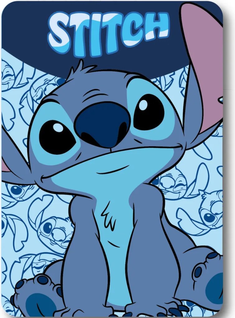 Disney Lilo és Stitch, A csillagkutya Happy polár takaró 100x140cm