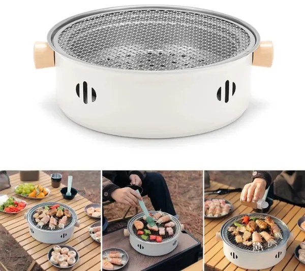 Hordozható grill edényben