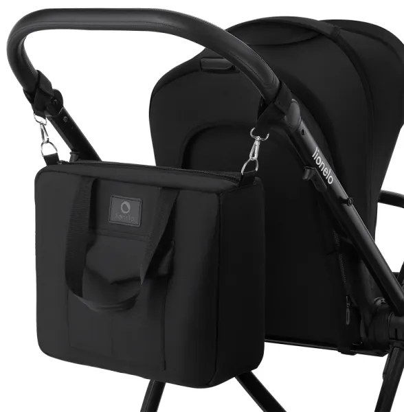 Lionelo - Kombinált 2 az 1-ben babakocsi MERIL fekete ónix