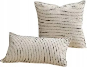 Shein Párnahuzat Bézs Mintás 45x45 L2B