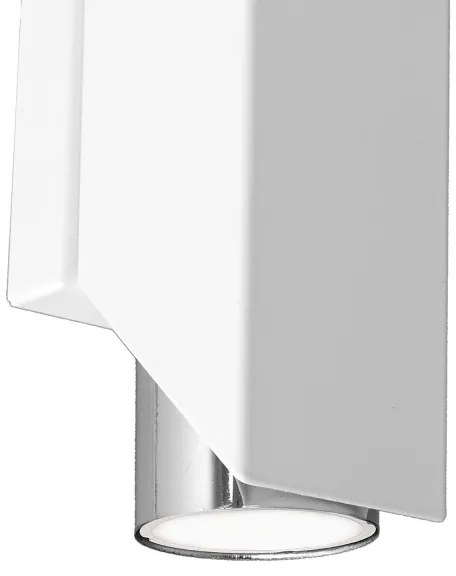 Fali lámpa WALL 2xGU10/8W/230V fehér/fényes króm