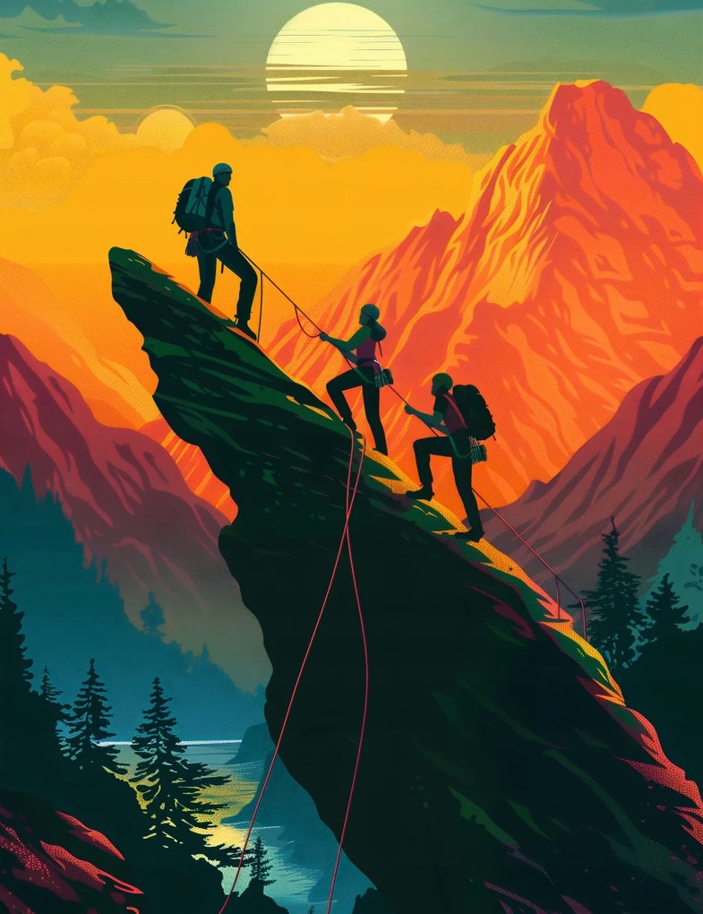 Poszter 50x65cm A csúcson