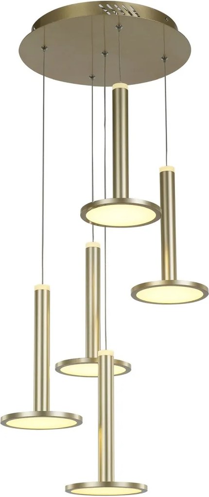 Italux modern függeszték oliver arany itxmd17033012-5agold