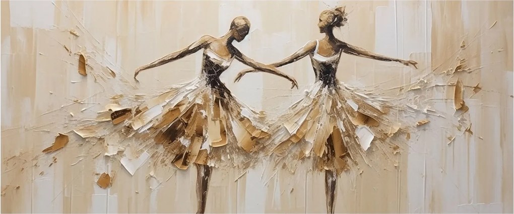 Kép - Balerinák (120x50 cm)
