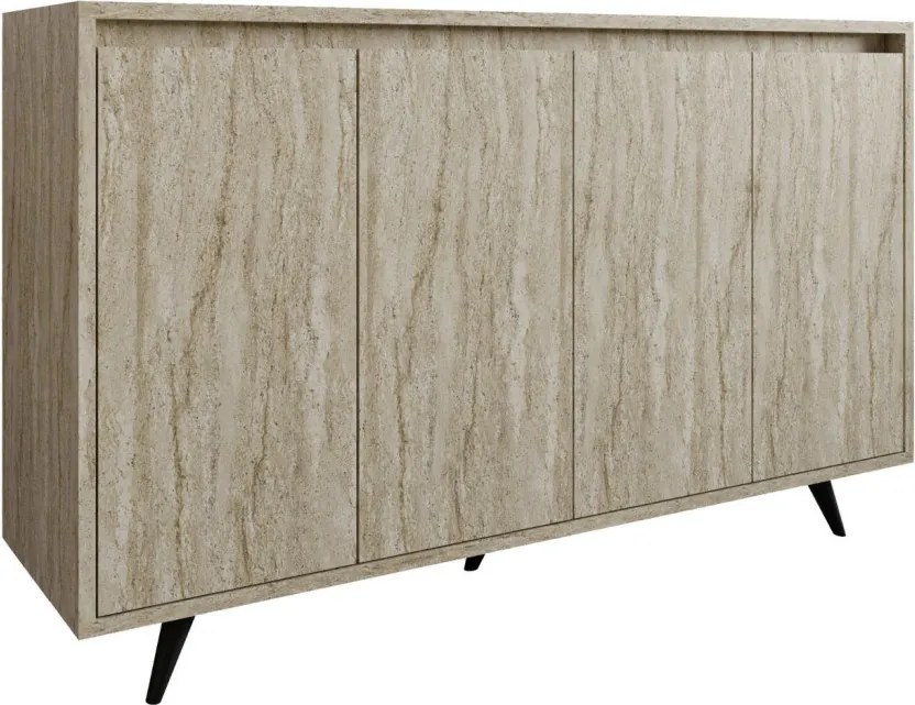 Shans komód, travertin, 140 cm