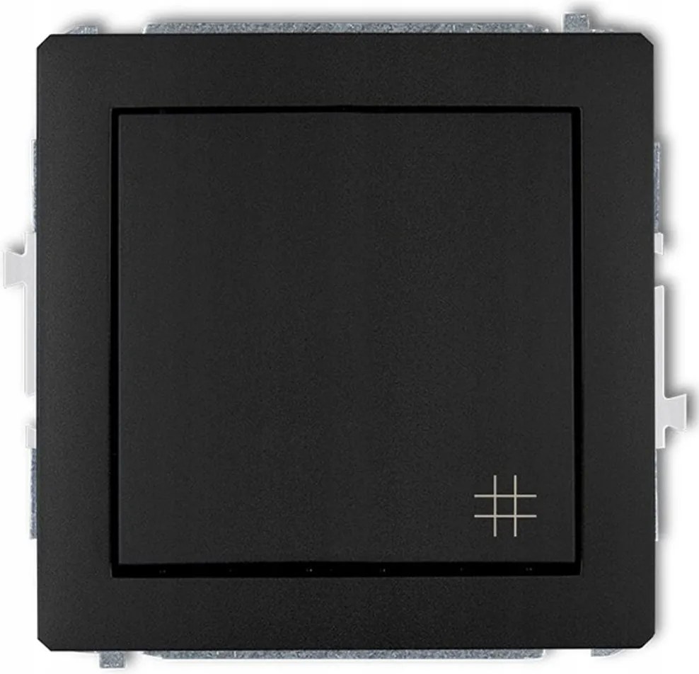 Karlik Deco keresztcsatlakozó fekete 12DWP-6