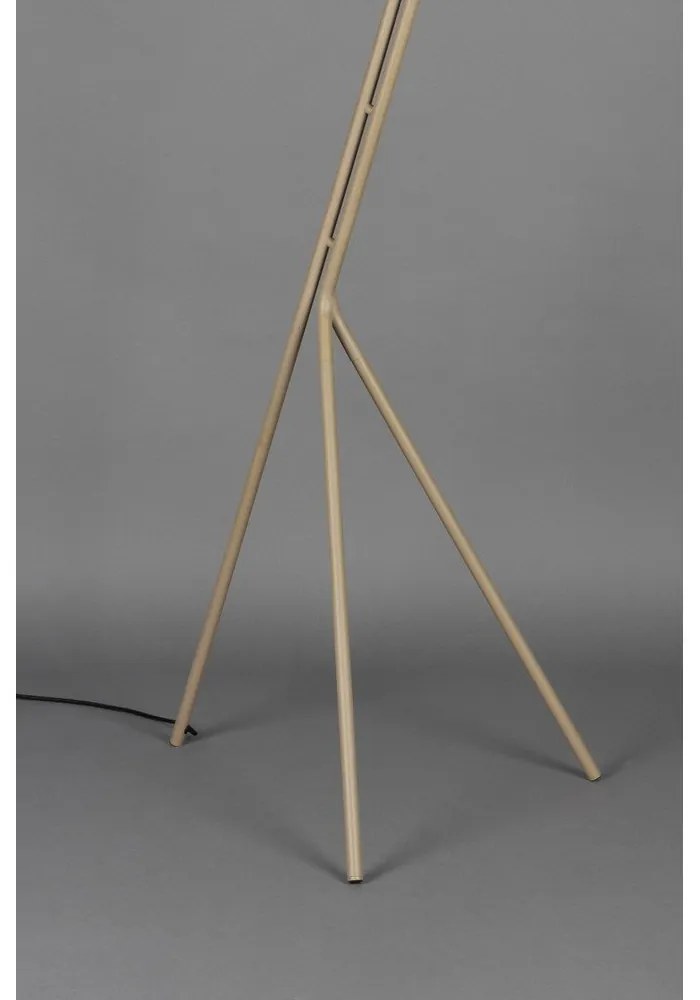 Világosbarna állólámpa textil búrával (magasság 150 cm) Murphy – Dutchbone