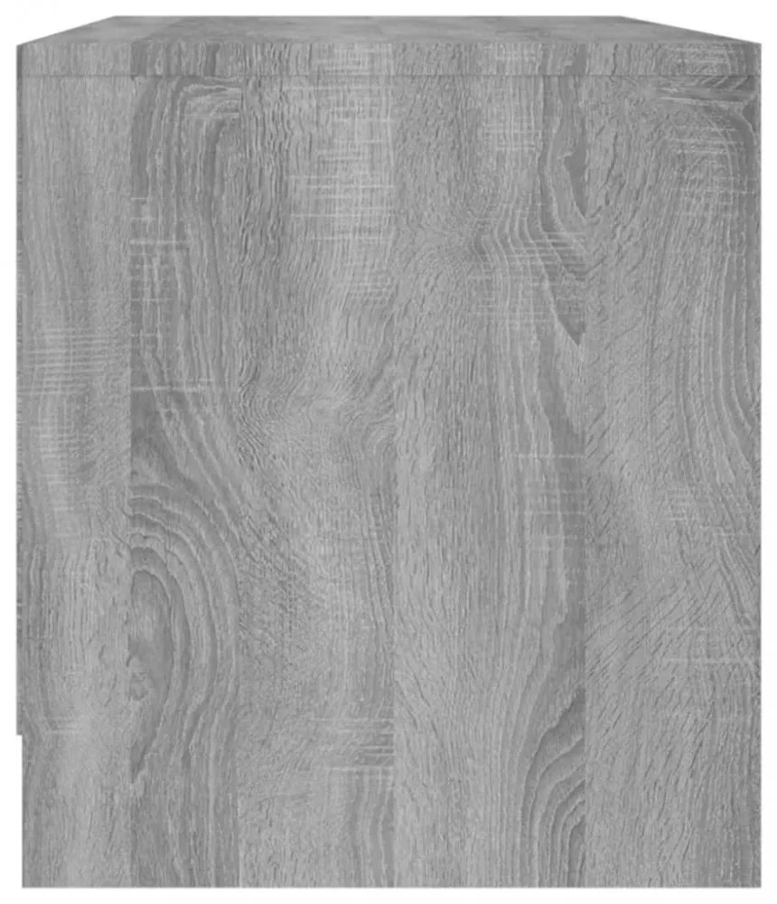 szürke sonoma színű szerelt fa TV-szekrény 90x35x40 cm