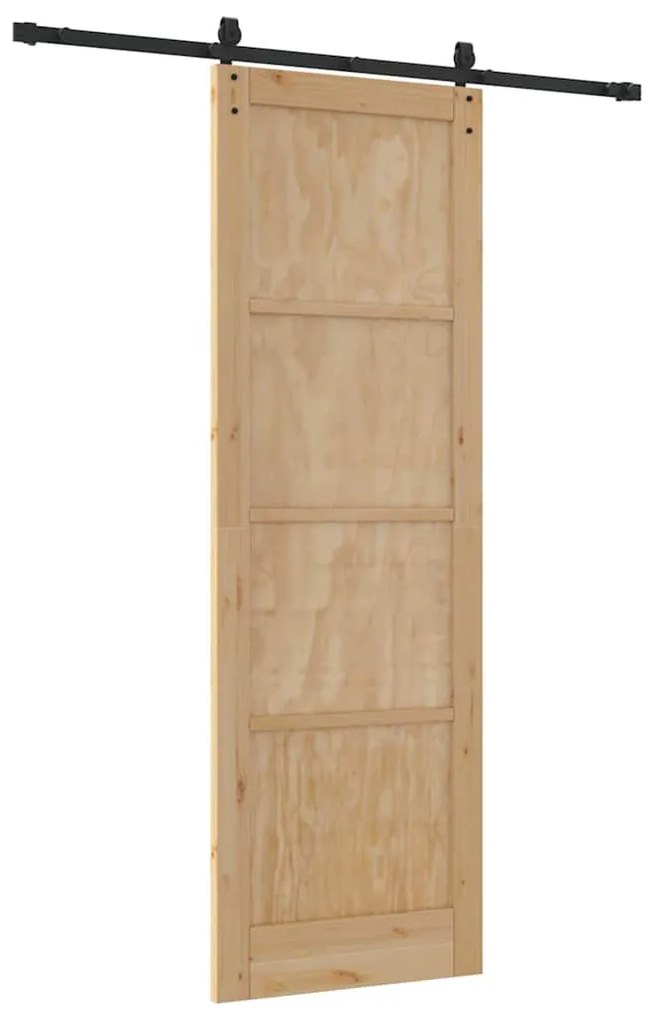 Csúszó ajtó Egyéb ORKDAL Természetes és fekete 78 x 232 cm
