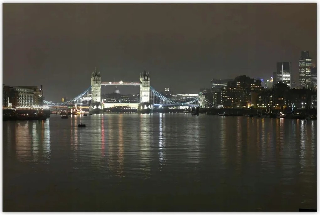 Poszterek 120x80 Éjszakai panoráma London